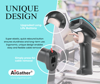 Escáner de Códigos de Barras 2D QR AiGather con Sensor CMOS de Imagen 1280*800, USB Plug and Play, Negro, Garantía de 2 Años, 120FPS, en Stock, A-9620SR