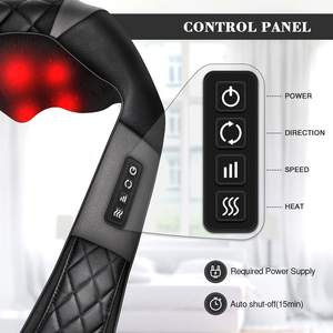 Masajeador de cuello Shiatsu eléctrico portátil de percusión de cuerpo completo espalda hombro vibración <span class=keywords><strong>Fitness</strong></span> - Product Image 2