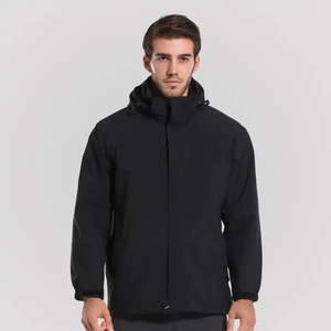 Chaqueta gruesa para exteriores para hombre y mujer, impermeable, a prueba de viento, para invierno, cálido abrigo de nieve con capucha, forro polar, ropa de montaña interior - Product Image 4