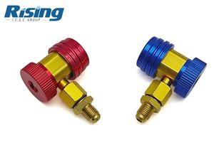 Manomètre numérique portable pour réfrigérant HY-8A04, ensemble en métal et caoutchouc, pour usage domestique, climatisation, connexion de valve à trois voies - Product Image 4
