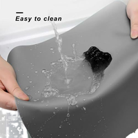 Napperon en silicone réutilisable Napperon d'alimentation en silicone pour bébé non toxique Protecteur imperméable Isolation thermique Tapis de cuisine