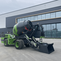 Camion malaxeur à béton autochargeur SQMG 3,5 m³ 360 °   Bétonnière autochargeuse diesel puissante pour chantiers de construction