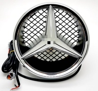 Pour Benz A B C E GLK ML 5D, lumières LED de logo de voiture éclairées, W205 W213 W204, logo d'étoile de calandre avant de voiture, lumière
