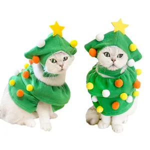 小大狗圣诞宠物用品衣服猫棉衣搞笑秋冬衣服