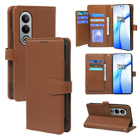 Étui de téléphone portable en cuir PU pour OnePlus Nord 5 4 Nord CE6 CE4 CE3 Nord N30 N20 N200 Turbo 6 6V, portefeuille magnétique rabattable avec béquille