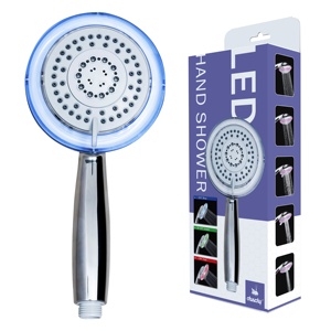 <span class=keywords><strong>Pommeau</strong></span> de <span class=keywords><strong>douche</strong></span> à lumière LED portable à haute pression - Product Image 1