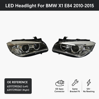 Faro LED para BMW X1 E84, Años 2013-2015, Modelo Facelift, Lámpara Delantera con Fuente de Luz LED Completa, Sin Modificación de Cableado