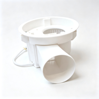 Extractor de Aire Impermeable de Fácil Instalación para Techo, Baño o Inodoro, sin Luz