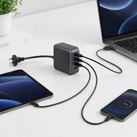 Direktlieferung ab Werk 100W Gast-Ladegerät mit Mehrfach-Anschlüssen für Notebook, Smartphone, Smartwatch