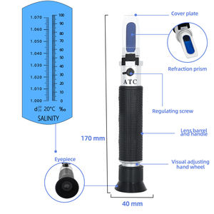 Testeur d'eau salée, réfractomètre à main de salinité de haute qualité avec ATC, vente en gros - Product Image 1