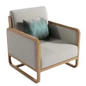 Canapé de loisirs en bois massif pour personnes âgées, forme ovale, rembourrage en mousse, mobilier de bien-être, usage en maison de retraite - Product Image 4