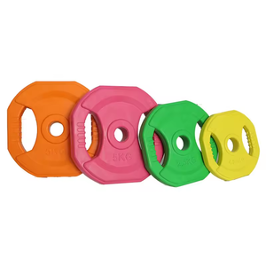 Di alta qualità bilanciere colorato regolabile in gomma di sollevamento pesi pompa Set Fitness corpo bilanciere per la casa palestra attrezzature - Product Image 6