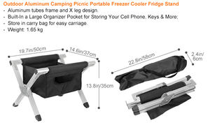 Soporte Plegable de Aluminio para Nevera Tianye, para Campamento, Picnic, Senderismo y Pesca, con Bolsillo - Product Image 4