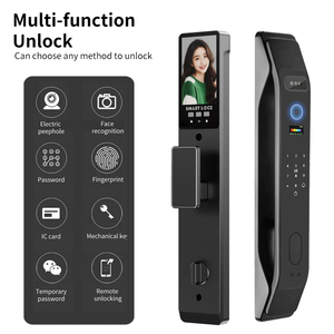 Maniglia per Porta Intelligente INFINOVA in Lega di Alluminio con WiFi per Riconoscimento Facciale, Impronta Digitale e Controllo App - Product Image 1