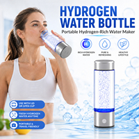 Générateur d'eau hydrogénée Wellness 1400ppb, membrane d'échange de protons SPE PEM, électrolyse de l'eau, bouteille portable riche en H2