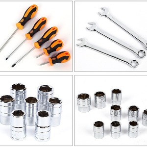 142-Piece 1/4&quot; Drive Steel Combination Wrench <strong>Set</strong> and <strong>Socket</strong> <strong>Set</strong> With Hard Case Tool <strong>Set</strong> - Product Image 4