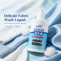Lessive liquide 300 ml pour laine et soie, douce pour les fibres, adoucit les vêtements délicats et les pulls en cachemire