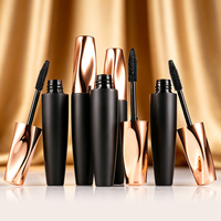 Mascara Volumisant et Allongeant 5D Imperméable à l'Eau avec Logo Personnalisé pour Marque Privée, Maquillage Longue Durée Anti-Bavures pour Extension de Cils