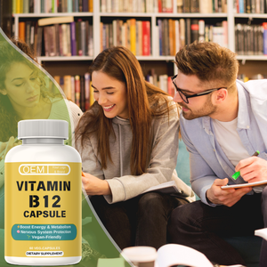 OEM vitamina <span class=keywords><strong>B12</strong></span> 1000mcg capsule di metilcobalamina per il potenziamento energetico, il supporto del metabolismo e la salute del sistema nervoso - Product Image 2