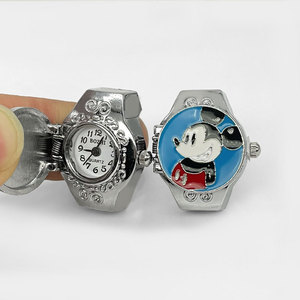 Tienda de Relojes Ring Watch Factory: Reloj Anillo Creativo Unisex de Venta Caliente en AliExpress, Joyería para Parejas, Reloj de Dedo con Tapa Abatible - Product Image 1