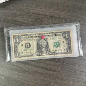 Raccoglitore economico personale in plastica trasparente satinato A6 custodia per risparmio di denaro - Product Image 3