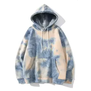 HD930 Winter hoodies Hot Sale New Arrive Pullover Sweat shirt For Men Fleece Tie Dye Hooded