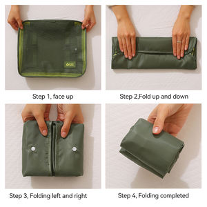 ชุดจัดเก็บของอเนกประสงค์แบบพับได้ขนาดใหญ่สำหรับขายส่ง เหมาะสำหรับห้องนอนสมัยใหม่และการเดินทาง ชุดกล่องจัดระเบียบกระเป๋าเดินทาง - Product Image 5