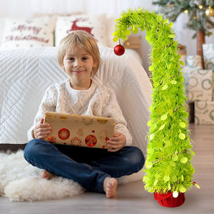 Suministro Directo de Fábrica de Nuevos Productos Navideños, Árbol de Navidad <span class=keywords><strong>en</strong></span> Maceta Más Vendido, Grinch con Cuello Torcido - Product Image 6