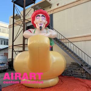 <span class=keywords><strong>Genie</strong></span> inflável decoração para festa, <span class=keywords><strong>genie</strong></span> com lâmpada, personagem de desenho animado 3d - Product Image 5
