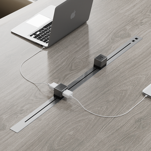 Office Desk Power Rail Track System <b>Socket</b> Outlet, Electrical Power Track <b>Socket</b> - Product Image 1