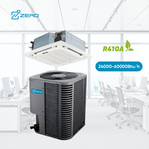 Unité de ventilation à bobine 13 SEER 60 Hz, 24000-60000 BTU, chauffage et refroidissement, climatiseur de plafond dissimulé, type split, sans R-410a, faible niveau sonore - Product Image 2