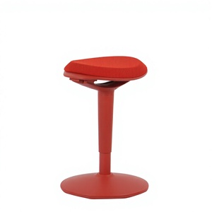 Tabouret de bar moderne en plastique Henglin Moore, chaise de bureau ergonomique à hauteur réglable, confortable pour une utilisation prolongée, pivotante, pour atelier - Product Image 3