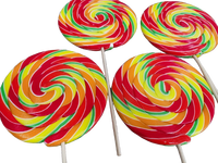 Boîte de sucettes multicolores géantes en spirale, bonbons durs, 400g, emballage individuel, saveur fruitée, cadeau de Noël, collations décontractées