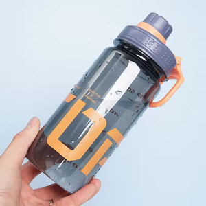<b>Plastic</b> Big Capacity Water Bottle With Handle Environmentally Friendly Sport Running PC Water Bottles - Product Image 4