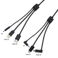 OEMHDMI psx4 vr Eye Game Kamera Verlängerung synchron isations kabel USB 3,5mm DC 4k 60Hz vr Kabel verbindung 5m vr Kabel für HTC VIVE