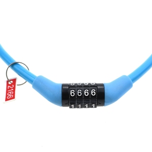 Serrure de vélo à combinaison YH1472-Serrure de câble protégée par mot de passe sécurisé pour vélo/scooter électrique/moto - Product Image 4