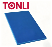 Planche à découper rectangulaire Tongli en PE écologique, épaisse, antibactérienne, non toxique, durable, compatible lave-vaisselle, épaisseur 1,3 cm