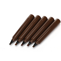 Échantillon gratuit OEM Vente en gros Crayon à sourcils liquide cosmétique Séchage rapide Stylo à sourcils vegan imperméable et brun noir Maquillage de marque privée