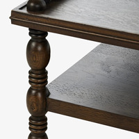 Table basse rétro en bois massif de style Wabi-sabi pour la maison, le salon, le café, l'hôtel ou l'appartement.