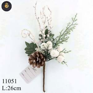 منتج الشركة المصنعة ، منتج الأفضل مبيعًا في عيد الميلاد ، التوت الأبيض ، اختيار مختارات أوراق هولي ، ديكور - Product Image 2