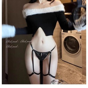 Lencería Sensual de Encaje con Tirantes y Anillos para Piernas, Estilo Bondage, para Mujer - Product Image 2