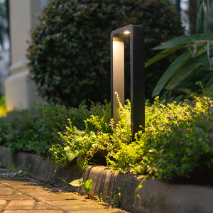 Lampe de jardin LED en aluminium COB, étanche, carrée, pour l'extérieur, éclairage de pelouse, éclairage de cour, style industriel - Product Image 1