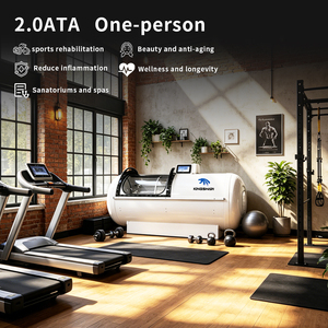 Chambre hyperbare à oxygène HBOT à coque rigide, meilleure vente, 2.0 ATA, équipement médical à bas prix, garantie 2 ans, rééducation sportive - Product Image 1