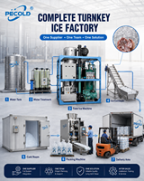 Usine de production de glace en tubes de 10 tonnes pour l'usine de glace en Indonésie |   Machine à glace en tube 10 000 kg/jour pour la vente en gros de glace