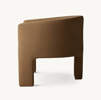 INES Innenausstattung Küche Restaurant individueller Esszimmerstuhl Sofa einfaches gebogenes Rückensofa Armstuhl für Wohnzimmer