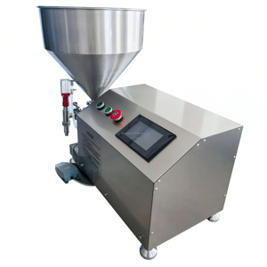 Machine à garnir les gâteaux semi-automatique multifonctionnelle, équipement de remplissage universel pour boulangerie commerciale, crème, confiture, mousse - Product Image 6