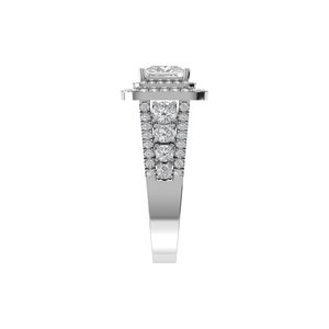 <b>Top</b> Princess Cut Lab Grown Diamond Ring 925 <b>Silver</b> 9kt, 14kt, 18kt Gold Diamond Rings for Women's Engagement Ring - Product Image 6