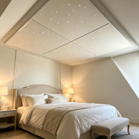 Panneau Acoustique en Fibre Optique Effet Ciel Étoilé en Polyester Haute Densité pour Hôtels et Bars (Vente en Gros)
