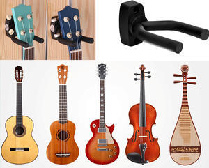 Supporto da Parete in Metallo per Chitarra, Confezione da 6, Alta Qualità, Design Funzionale e Flessibile per la Conservazione della Chitarra - Product Image 3