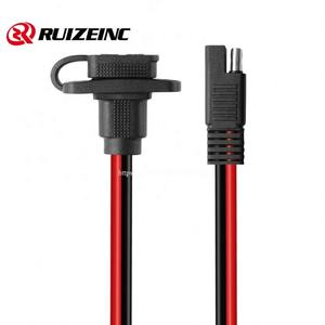 Özelleştirilmiş Sae güneş 2-Hole yan duvar şasi kablosu yeni enerji güç kablosu 30A akım ile tozluk - Product Image 2